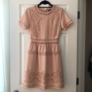 Ark & Co Lace Peach Dress